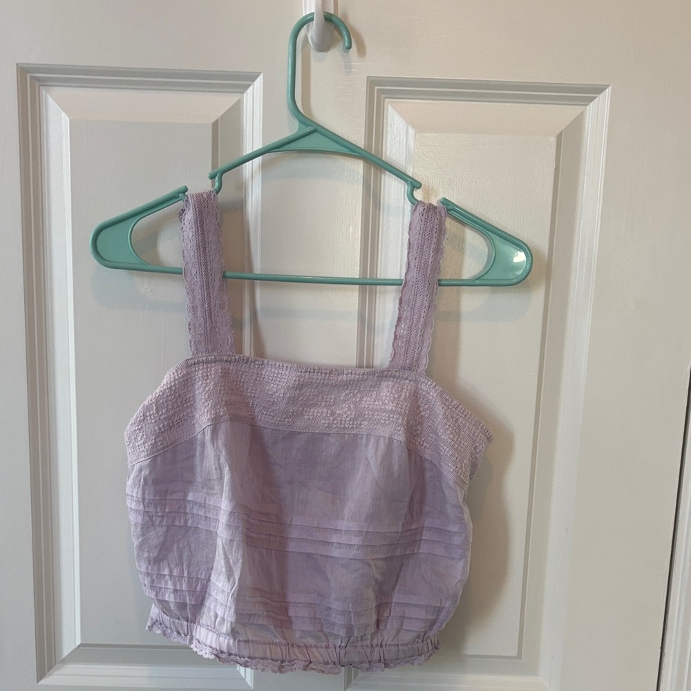 Aeropostale Lavender Crop Top